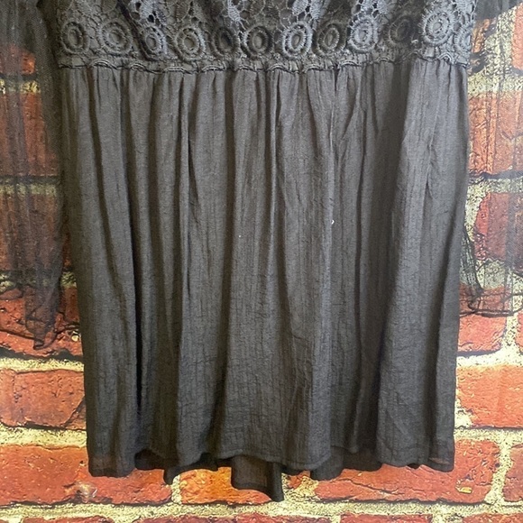 Rebellion Black Embroidered Sequins Top Size S - Picture 5 of 14